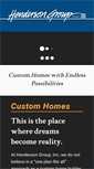 Mobile Screenshot of hendersongrouphomes.com